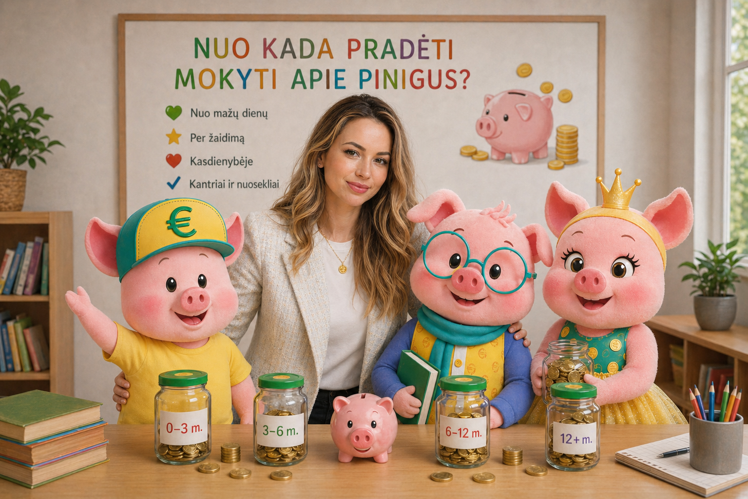 Kada iš tikrųjų pradėti mokyti vaiką apie pinigus?