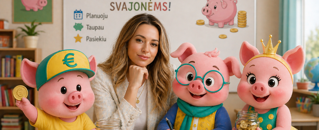 Kišenpinigiai: pirmieji žingsniai finansinio raštingumo link