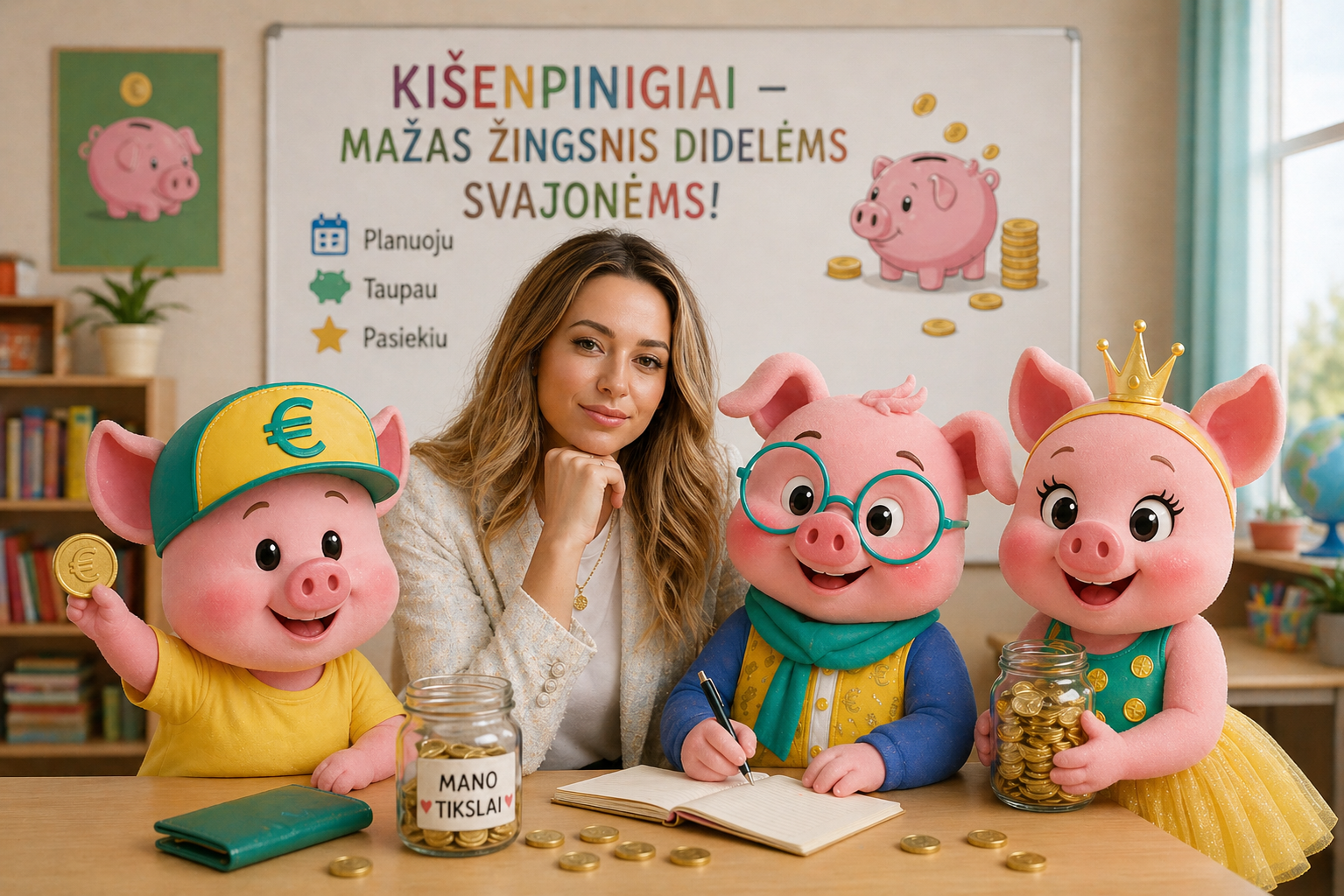 Kišenpinigiai: pirmieji žingsniai finansinio raštingumo link
